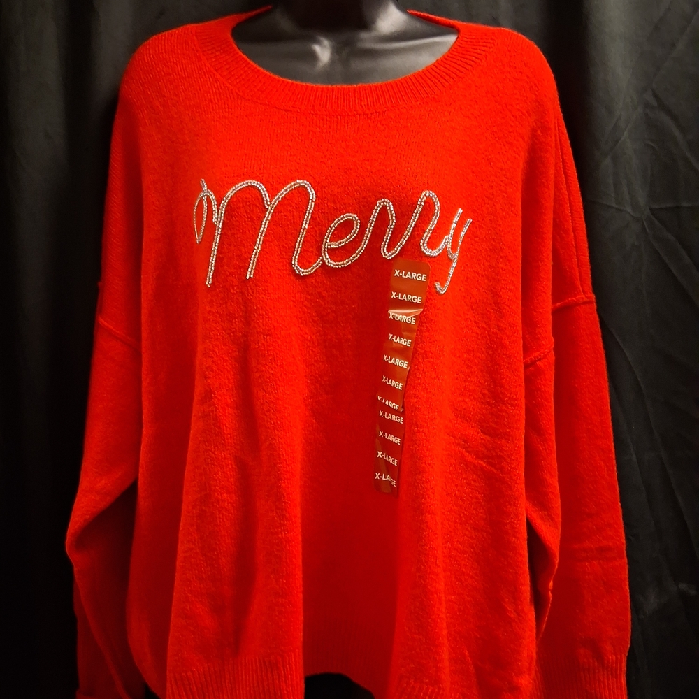 Vince Camuto Red 'Merry' Sweater